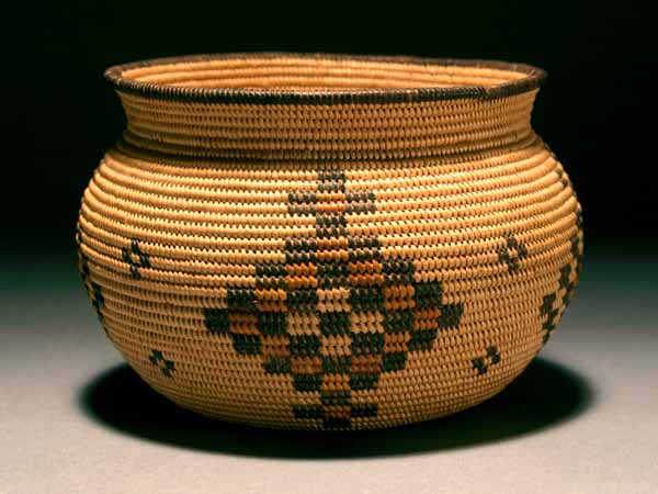 Anthropos Gallery - Chemehuevi Basketry Olla Native American Art