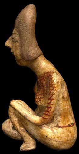 Chinesco Polychrome Female Figure, Ancient West Mexico Pre-Columbian Art