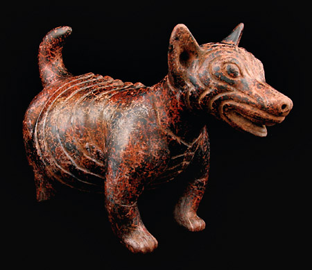 Colima Standing Dog, Ancient West Mexico Pre-Columbian Art