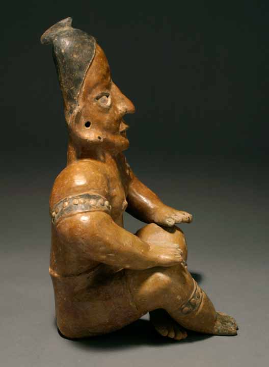 Anthropos Gallery - Jalisco Seated Wrestler Figure, Ameca style, Pre-Columbian Art