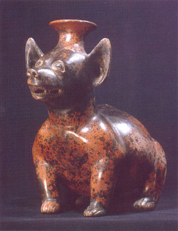 Colima Seated Dog, Ancient West Mexico Pre-Columbian Art