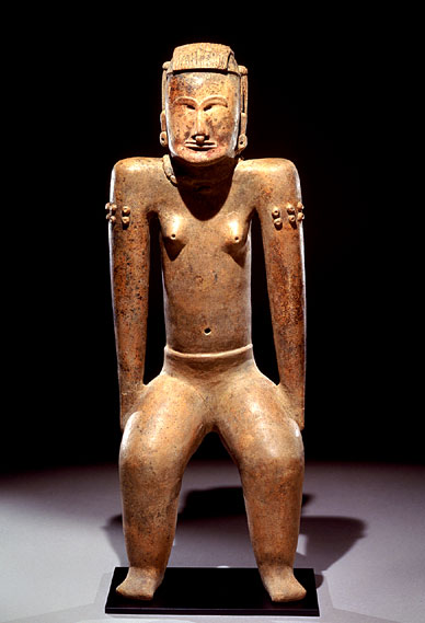 Veracruz Seated Figure, Pre-Columbian Art