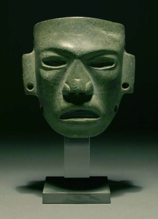 Teotihuacan-Guerrero Greenstone Mask for sale