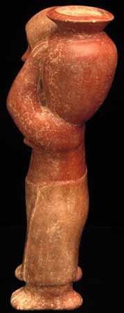 Colima Female Pot Carrier Figure, Comala style