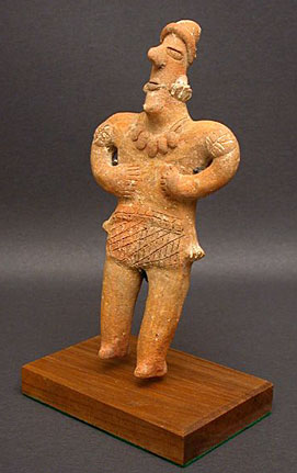 Colima Standing Female Figure, Ancient West Mexico Pre-Columbian Art