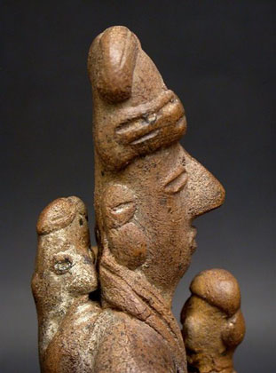 Colima Mother and Two Children, Ancient West Mexico Pre-Columbian Art