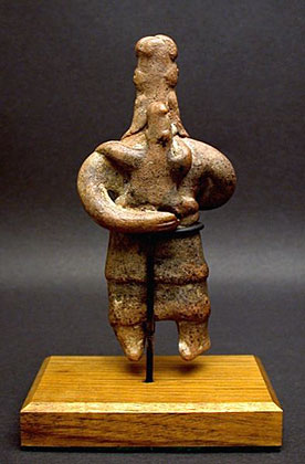 Colima Mother and Two Children, Ancient West Mexico Pre-Columbian Art