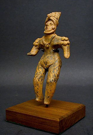 Colima Painted Figure, Ancient West Mexico Pre-Columbian Art