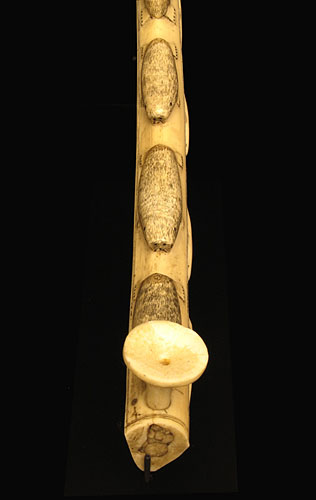 Eskimo Ivory Pipe, Pacific Northwest Coast Native American Indian Art