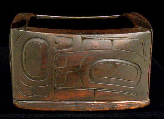 Bentwood Grease Bowl, Pacific Northwest Coast Native American Indian Art