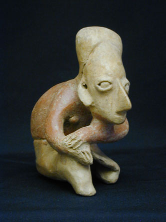 Jalisco Ameca Thinker, Ancient West Mexico Pre-Columbian Art