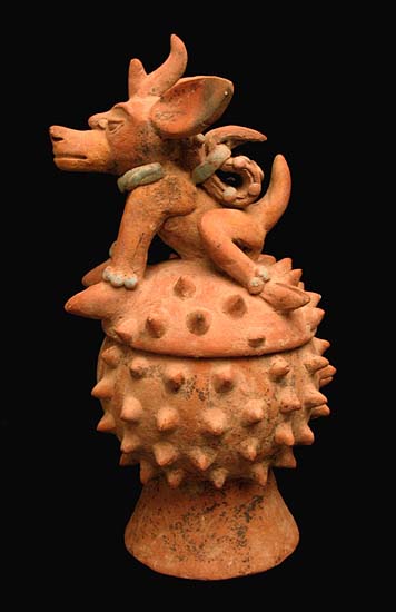 Mayan Effigy Vessel, Ancient West Mexico Pre-Columbian Art