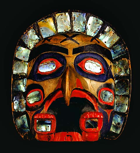 Dancing Headdress Frontlet, Pacific Northwest Coast Native American Indian Art
