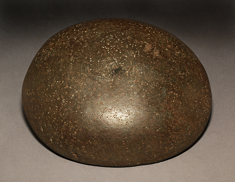 CARVED AND INCISED CHUMASH SHALLOW STONE BOWL 3