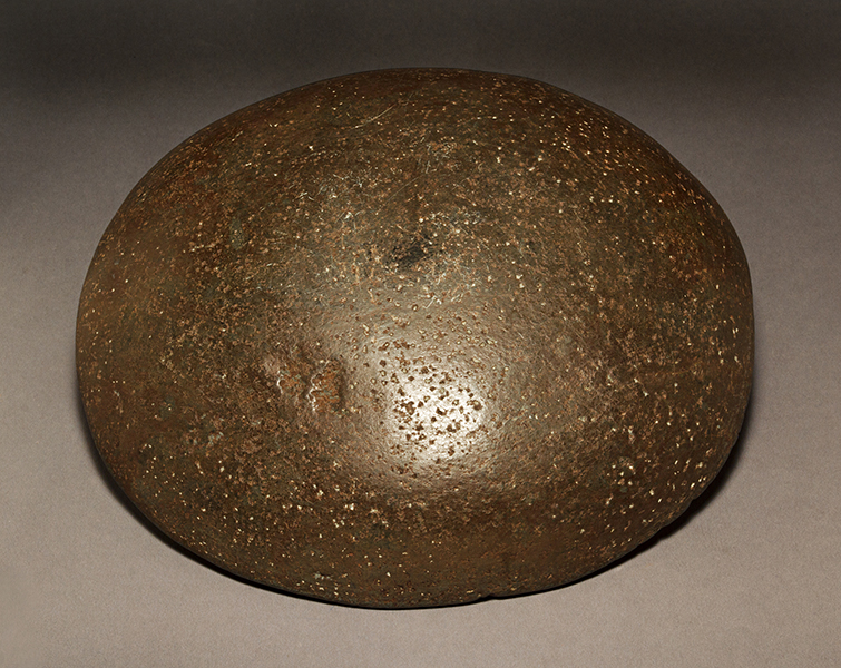 CARVED AND INCISED CHUMASH SHALLOW STONE BOWL 4