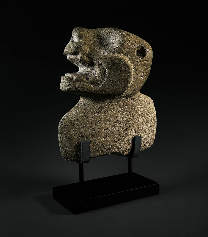 Maya Stone Hacha in the form of a Jaguar Head 4