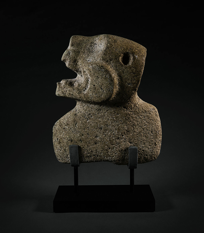 Maya Stone Hacha in the form of a Jaguar Head 5