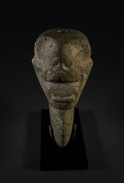 Maya Stone Hacha in the form of a Jaguar Head 8