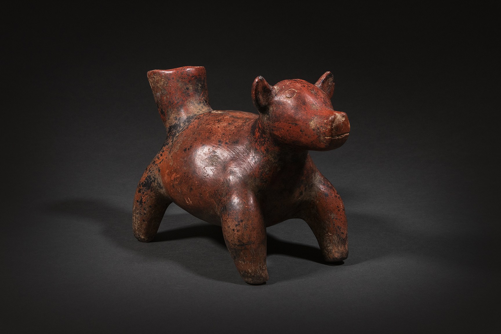 Colima standing dog sculpture 2