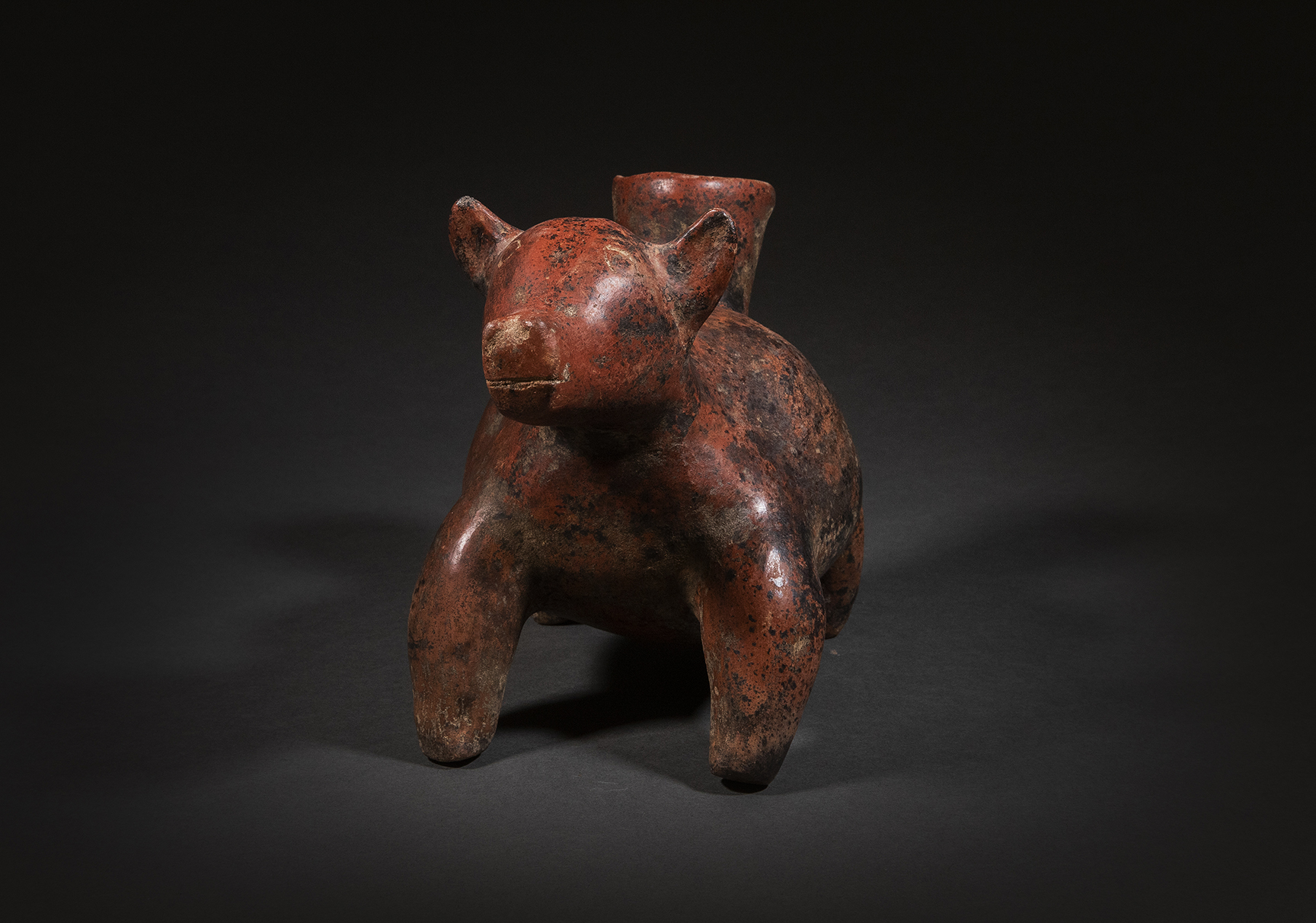 Colima standing dog sculpture 3