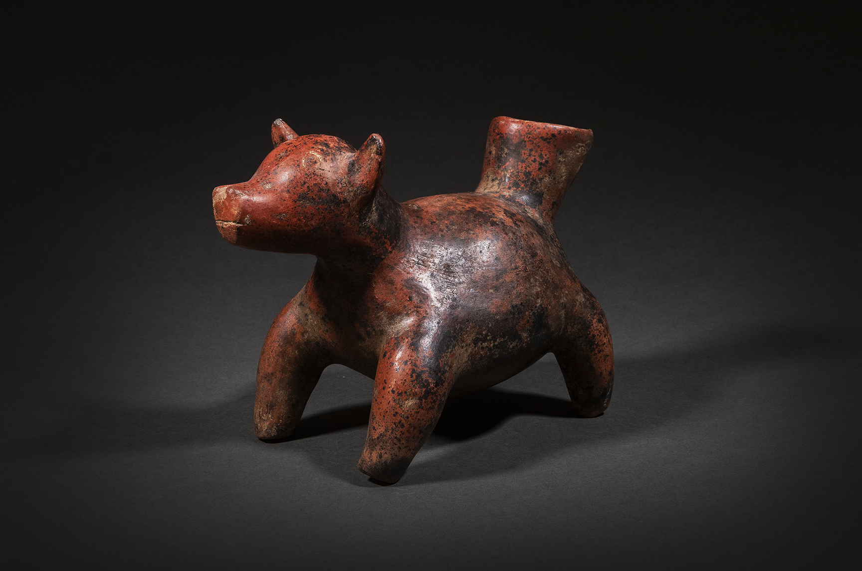 Colima standing dog sculpture 4