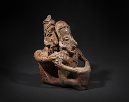 Colima conjoined male and female Precolumbian art for sale