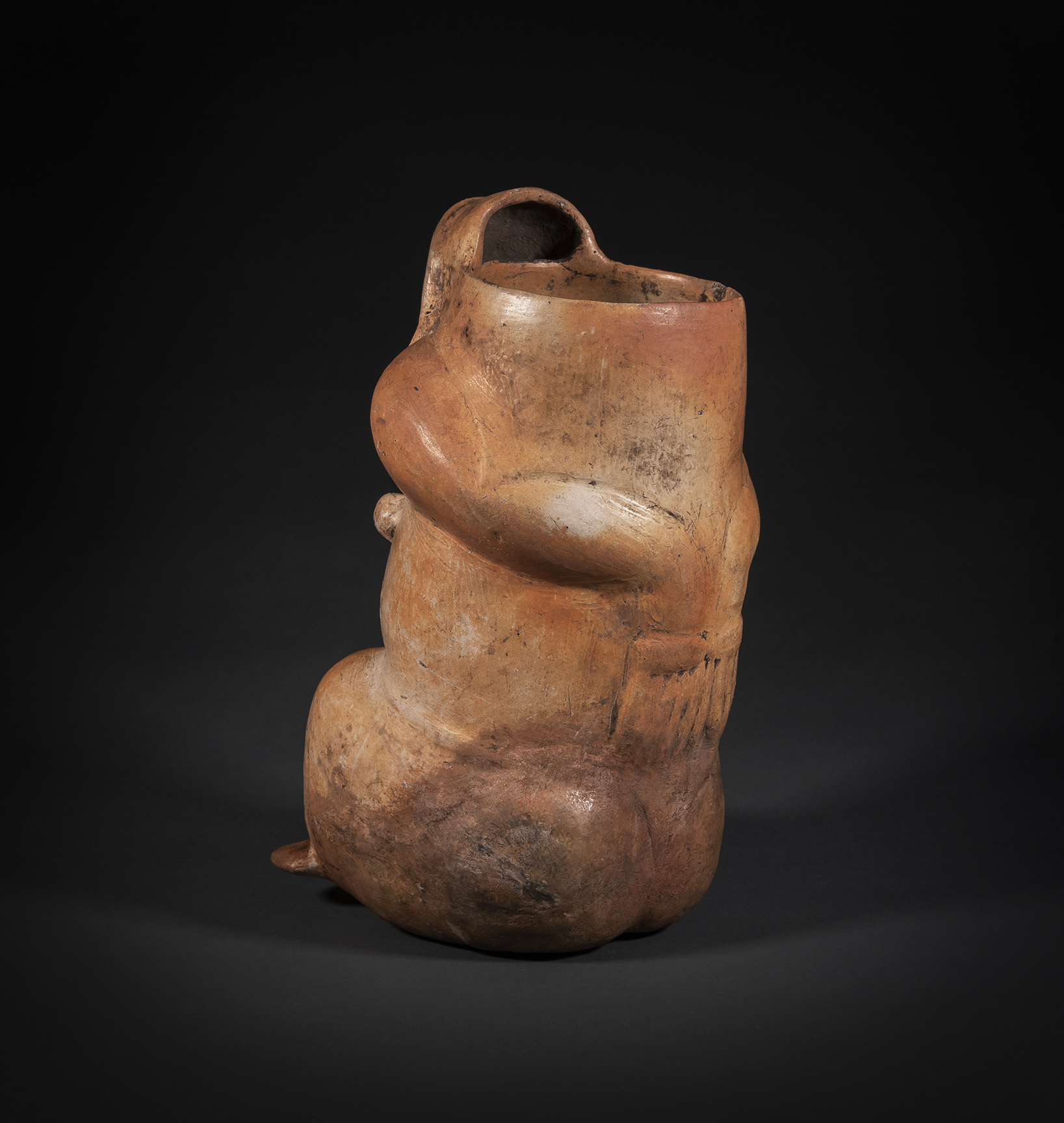 Teotihuacan orangeware vessel 4