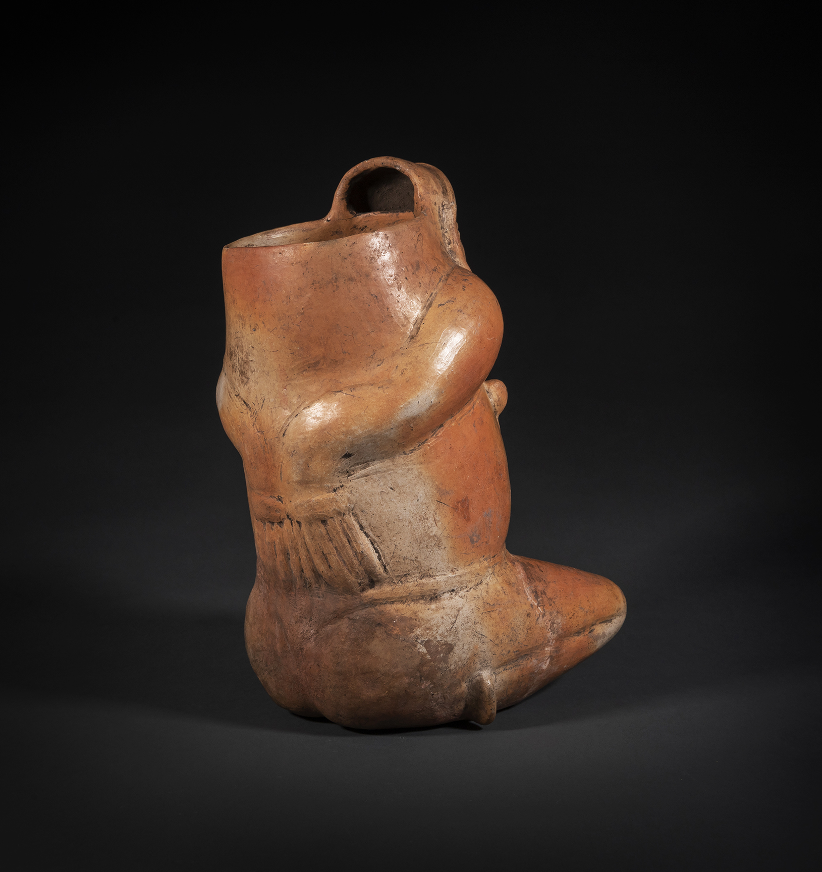 Teotihuacan orangeware vessel 6