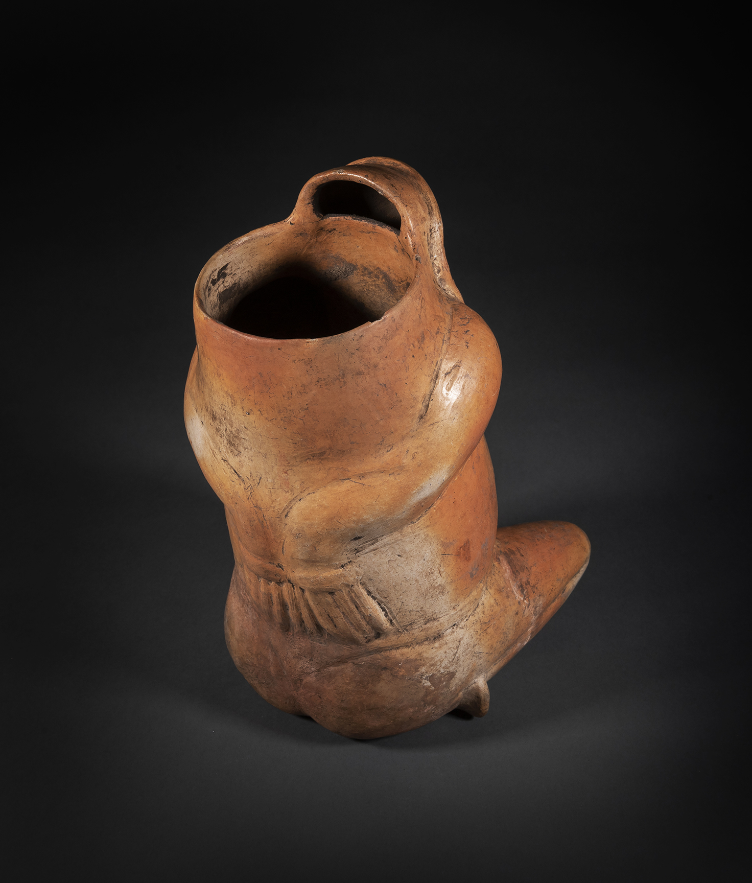 Teotihuacan orangeware vessel 9